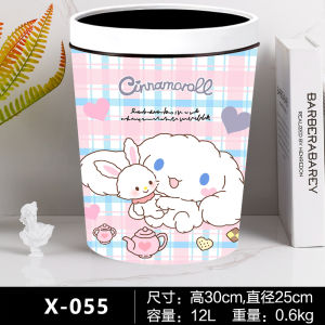 Cartoon Cute Cinnamon Dog Trash Can: A Stylish & Functional Solution for Children's Rooms