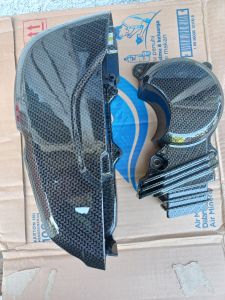 tutup filter dan keongan cvt fazzio karbon