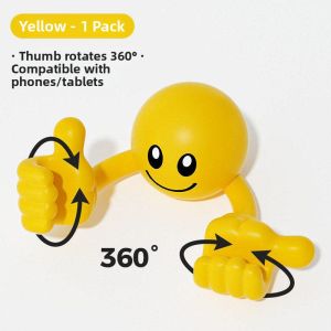 Creative Smiling Rotating Thumb Design Phone and Tablet Stand