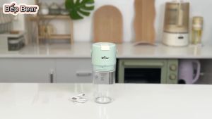 Máy Xay Sinh Tố Bear Cầm Tay 400ml SB-MX04X Xay Đa Năng Xay Đá Bào Bản Quốc Tế Bảo hành 18 Tháng