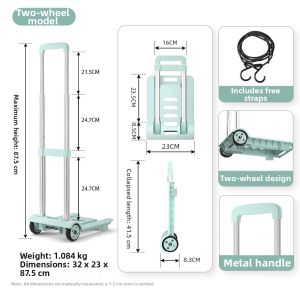 SHUQUE | Folding Portable Heavy-duty Utility Cart