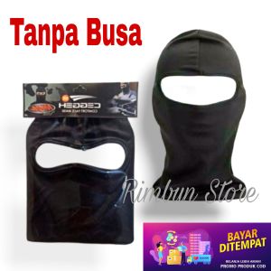 3pcs Masker Ninja Polos Full Face Tanpa Busa - Perlindungan Motor CEGECEH