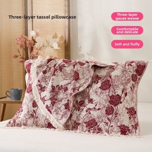 Cotton Anti-Grease Double-Sided Thickened Pillowcase
