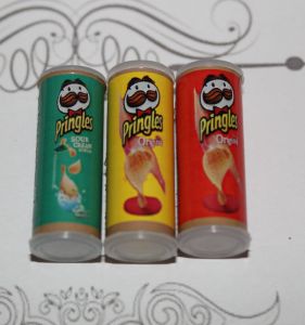 Đồ Chơi Mô Hình Thực Tế Mini Nhà Búp Bê DIY Nhà Cửa Phụ Kiện Trẻ Em Đồ Chơi Thực Phẩm Khoai Tây Chiên Chất Liệu Nhựa Trung Quốc Đại Lục