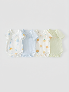 Tongtai | Bộ 2 Quần Áo Bòm Sơ Sinh Mùa Hè Bằng Cotton Nhẹ Dành Cho Bé Trai Và Bé Gái