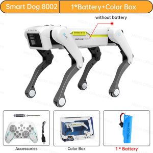 Chó Robot Điện Tử Teeggi Đa Chức Năng Đồ Chơi Cơ Khí Sinh Học Thông Minh Quà Tặng Giáo Dục Dành Cho Lứa Tuổi 14+ Kèm Kẹp