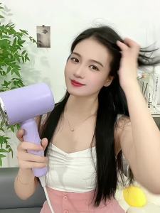 Penghantaran dari China [2025] Pengering Rambut Isi Rumah Kawalan Suhu Pintar Paparan Digital Tukul Pengering Rambut Kuasa Tinggi Cahaya Biru Pengering Rambut Ion Negatif 3.8