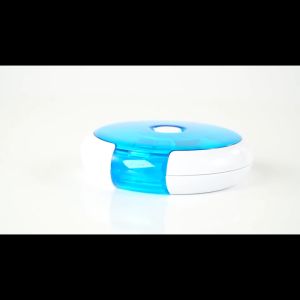 1pc Portable Lightweight 7-Day Round Rotating Pill Organizer Compact Travel Medication Box with Multi-Compartment Design Perfect for Storing Vitamins and Fish Oil Supplements