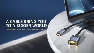 Mcdodo VGA Cable 1080P HDMi to VGA Cable VGA to VGA Cable 2M Long Cable HDMI Cable VGA Cable For TV Monitor Projector