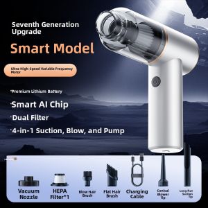 「China Plug」HELLOLEIBOO | High-Power Handheld Vacuum Cleaner Keyboard Dust Cleaning Tool Computer Case Dust Removal Integrated Blowing And Suction