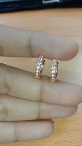 KAHASIL JEWELRY Anting Titanium Wanita Anti Karat Luntur Jepit Tusuk Mutiara Fashion Korea KH013