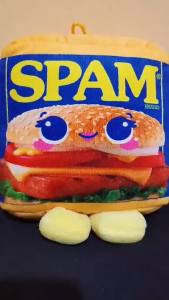 SPAM Stuff Toy Bag Charm Rare Collectible
