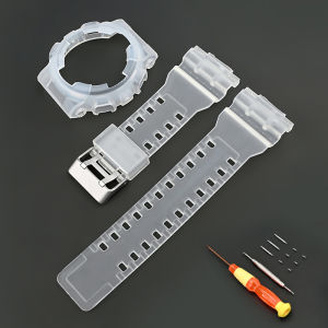 Strap Case for Casio G-Shock GA-100/110/120/140 GD-100 GAX-100 Men Women Replacement Matte Rubber Silicone Watch Band Bracelet