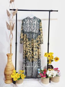 BATIK HAFIZH - GAMIS TWILL REMPEL KANCING TERBARU / GAMIS BUSUI MUSLIMAH / BAHAN ADEM