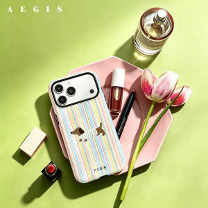 Potdemiel | Pastel Star Dot Double Layer Hard Shell for iPhone 17 16 15 14 Plus 13 Pro Max Anti-Drop Shockproof PC Case