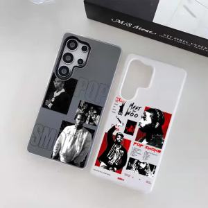 Singer Cool Pop S-Smoke Phone Case For Samsung Galaxy S25 S24 S23 Ultra Jelly Clear Case Soft TPU 2-in-1 Shockproof Cover