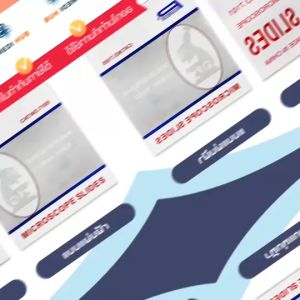 กระจกสไลด์ Microscope (1 กล่อง 72 แผ่น) แบบใส ฝ้า กระจกกล้องจุลทรรศน์ อุปกรณ์วิทยาศาสตร์