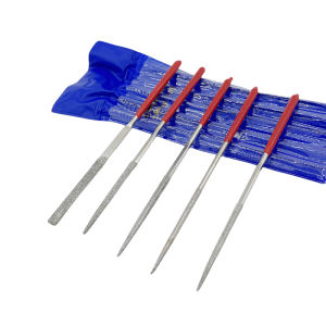 5/10Pcs Diamond Needle File Set 3x140mm Mini Needle File Kit for Stone Glass Metal Carving Craft Hand Tools Needle File Set