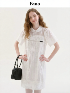 Fano | Đầm Mùa Hè Phong Cách Pháp Hàn Quốc Chất Liệu Cotton