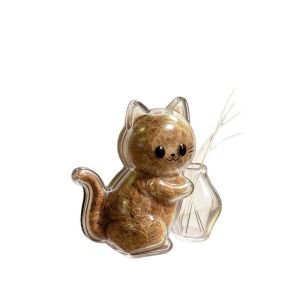 AP AIMAYAPET Acrylic Fridge Magnet Pet Memorial Decor Pet Hair Whisker Keepsake Storage Box