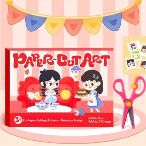 Creative Paper Folding Kit for Children Aged 2-6 DIY Origami Cube 3D Paper Model Fun Handcrafts Educational Toy Comprehensive Set