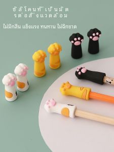 เคสปากกาสติกเกอร์น่ารักแบบหนังยางสำหรับเด็กนักเรียนประถมศึกษา ปกปากกา ปกปากกาแบบขยาย ปกปากกาแบบป้องกันสำหรับเด็กชายและเด็กหญิง