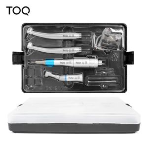 Dental LED High & Low Speed Handpiece Kit Straight Contra Angle Air Turbine 2/4 Hole M4 / B2 Whole Set