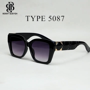 Berrybarton Kacamata Hitam Frame Wayfarer PC Sunglasses Anti UV400 Fashion Style Wanita 5087