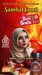 Beli 5 Botol Gratis 1 Botol | SAMBAL CUMI PEDAS