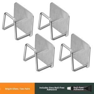 TIJU | No-Drill Wall-Mounted Under Cabinet Multifunctional Pot Lid and Cutting Board Rack