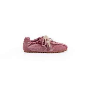 3CM Height-Increasing Ballet Style Square Toe Double Lace Velvet Leisure Shoes