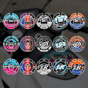 รูปลอกแผ่นป้องกันรถจักรยานยนต์สติกเกอร์ฝาถังน้ำมันฝ้าสำหรับ CFMOTO 250SR 450SR 250NK 450NK 800MT 800NK