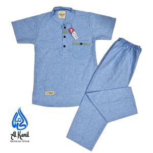 ALKAMIL KOKO KURTA ANAK/FASHION MUSLIM/BAJU LAKI LAK/KOKO ANAK/FASHION MUSLIM ANAK 1-15 TH KATUN OXPORD PREMIUM[SAUQI]