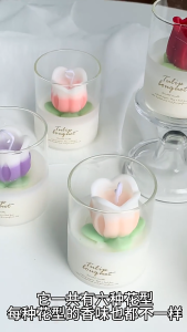 Scented Candle Handmade Natural Soy Aromatherapy Wax Fragrance air purification Wedding Gift