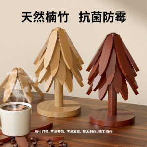 Thảm Bàn Ăn Bằng Gỗ Nguyên Khối Chống Nóng Chống Bỏng Chống Cao Nhiệt Đồ Dùng Trang Trí Nhà Bếp Sáng Tạo Hình Dạng Bất Đối Xứng