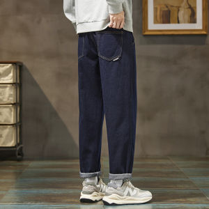 DIZHOUHU | Quần Jeans Selvedge Denim Form Thẳng Rộng Thoáng Mỹ