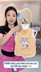 Ba lỗ in hình gấu cute BENTY BT071 thoáng mát ba lỗ hè thoải mái cho bé vận động