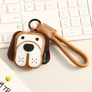 LONGKUI | Leather Husky Keychain