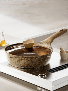 AMERCOOK | Nonstick Granite Titanium Frying Pan
