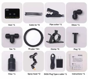 Wifi atomization system intelligent reptile humidifier remote landscaping spray system kit rainforest irrigation timer