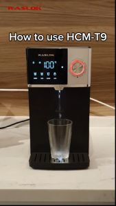 RASLOK Water Purifier with UV Sterilisation | Water Dispenser with Filters HCM-T9