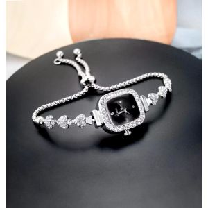 Medanbro Fa-1637 Korean style Jam tangan wanita rantai serut mewah Jam tangan Adjustable