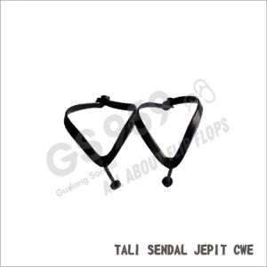 Tali Sendal Jepit Cewek Warna Hitam