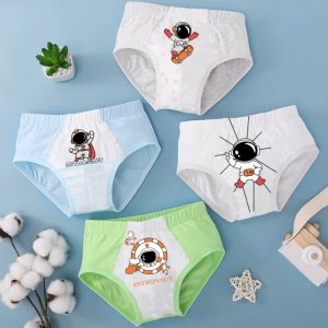 กางเกงในเด็กผ้าฝ้าย เซต4ตัว ผ้านุ่มลายน่ารัก ใส่สบาย กางเกงในขาเว้าไม่รัดขา