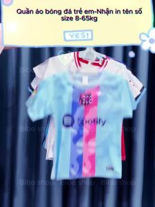 Quần Áo Bóng Đá - Bộ Đồ Đá Bóng Mancity Sân Khách Màu Trắng 2023-2024 Đủ Size 8-55kg -In Tên Số Theo Yêu Cầu