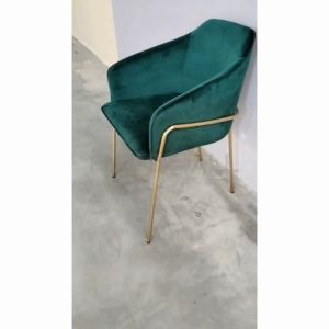 FURNIMALL Velvet Dining Chair /Quality Cafe Chair /Fabric Chair /Dressing Chair /Kerusi Makan /Comfort Study Chair 絨布餐椅