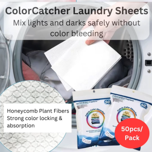 [SG STOCK] ColorCatcher Laundry Sheets 50s [3 Packs / 6+2 Free / 10+2 Free] Prevent Color Bleeding Dye Transfer Mixed Load Anti Dye Transfer