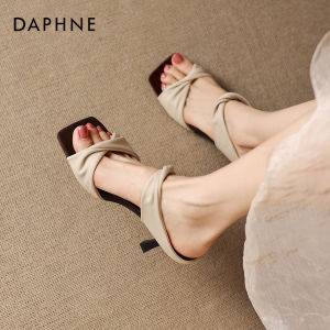 Daphne | Dép Gót Cao Thoải Mái Gót Nhỏ Kiểu Pháp Dây Đơn