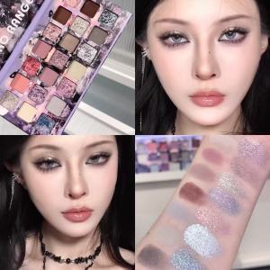 Phấn Mắt Cold Moon Rose Comprehensive Earth Tone Eyeshadow Palette 21 Màu Trang Điểm Cho Nữ Dạng Bột Dạng Lấp Lánh Dạng Mờ