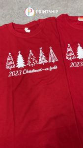 [Adult/Kid] Merry Christmas Tree T-shirt Baju Celebration Team Family Keluarga Couple Party Gift (Custom Text/Nama)